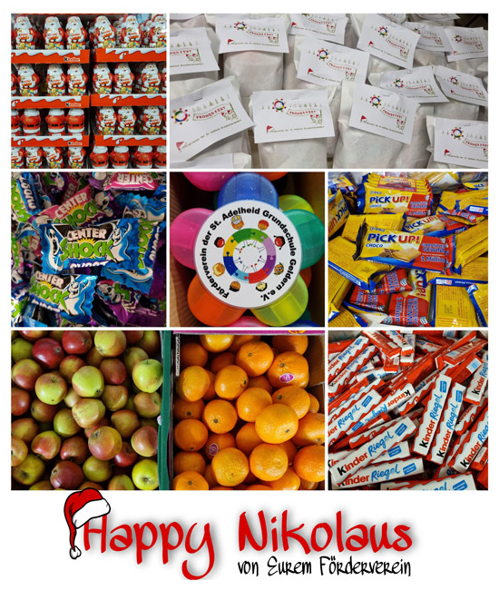 Viele kleine Geschenke vom Nikolaus